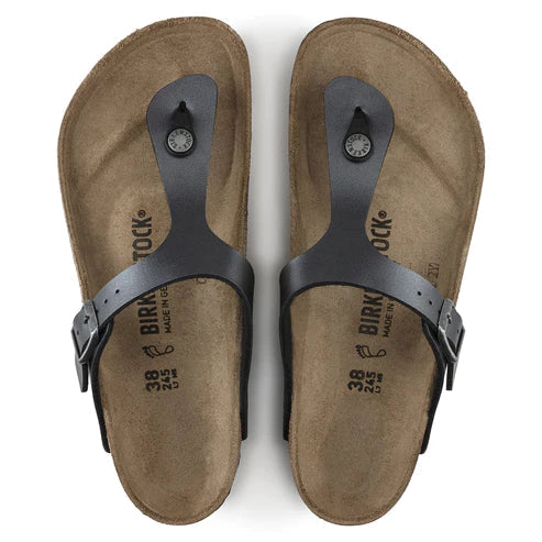 BIRKENSTOCK GIZEH BASICO BIRKO FLOR 111 pelle+nero 1021428