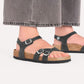 BIRKENSTOCK KUMBA WAXY LEATHER 111 pelle+nero 1021487