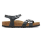 BIRKENSTOCK KUMBA WAXY LEATHER 111 pelle+nero 1021487