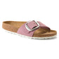 BIRKENSTOCK MADRID BIG BUCKLE NUBUCK LEATHER 228 nabuk+rosa 1022055