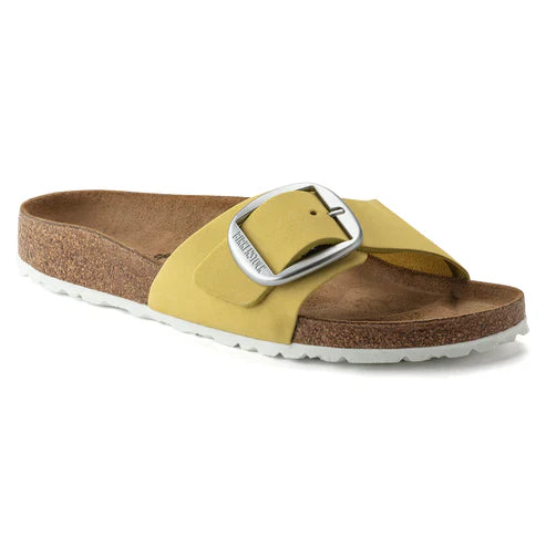 BIRKENSTOCK MADRID BIG BUCKLE NUBUCK LEATHER 228 nabuk+giallo 1022175