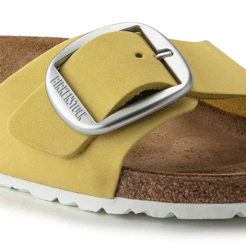 BIRKENSTOCK MADRID BIG BUCKLE NUBUCK LEATHER 228 nabuk+giallo 1022175