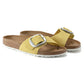 BIRKENSTOCK MADRID BIG BUCKLE NUBUCK LEATHER 228 nabuk+giallo 1022175