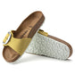 BIRKENSTOCK MADRID BIG BUCKLE NUBUCK LEATHER 228 nabuk+giallo 1022175