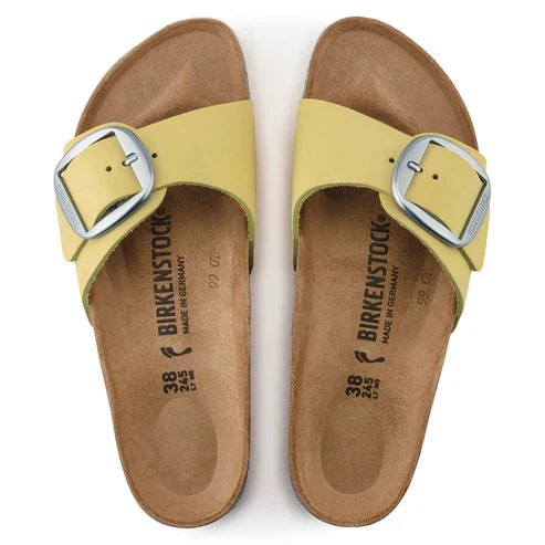 BIRKENSTOCK MADRID BIG BUCKLE NUBUCK LEATHER 228 nabuk+giallo 1022175