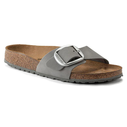 BIRKENSTOCK MADRID BIG BUCKLE NUBUCK LEATHER 1022176 DOVE GRAY