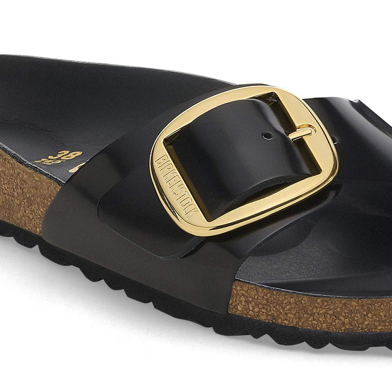 BIRKENSTOCK MADRID BIG BUCKLE BIRKO FLOR 111 pelle+nero 1015315