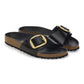 BIRKENSTOCK MADRID BIG BUCKLE BIRKO FLOR 111 pelle+nero 1015315
