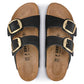 BIRKENSTOCK ARIZONA BIG BUCKLE NUBUCK LEATHER 221 nabuk+nero 1023290