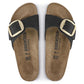 BIRKENSTOCK MADRID BIG BUCKLE NUBUCK LEATHER 1023373 BLACK