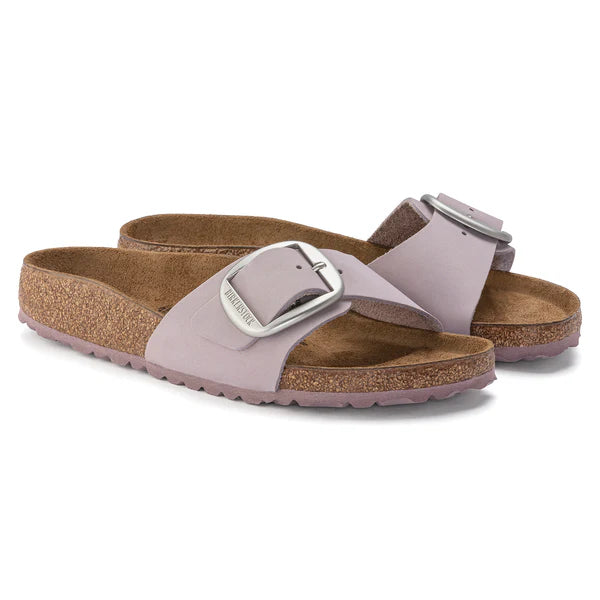 BIRKENSTOCK MADRID BIG BUCKLE NUBUCK LEATHER 228 nabuk+viola 1023395