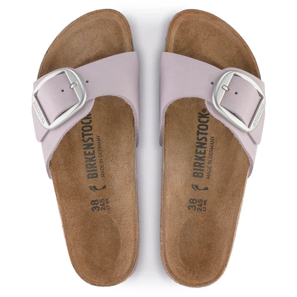 BIRKENSTOCK MADRID BIG BUCKLE NUBUCK LEATHER 228 nabuk+viola 1023395