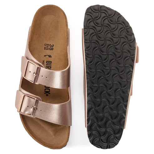 BIRKENSTOCK ARIZONA BASICO BIRKO FLOR 118 pelle+rame 1023960