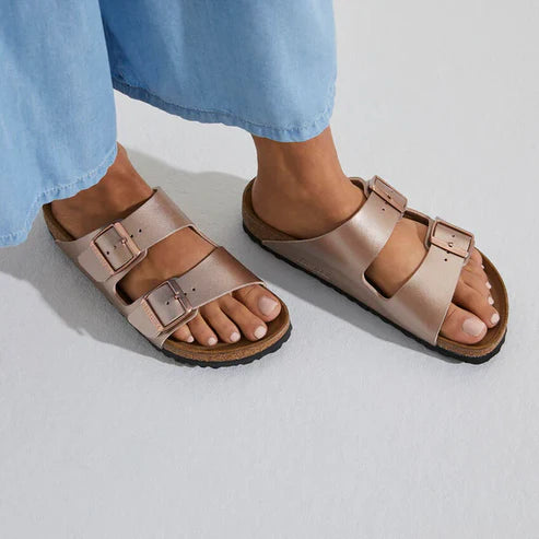 BIRKENSTOCK ARIZONA BASICO BIRKO FLOR 118 pelle+rame 1023960