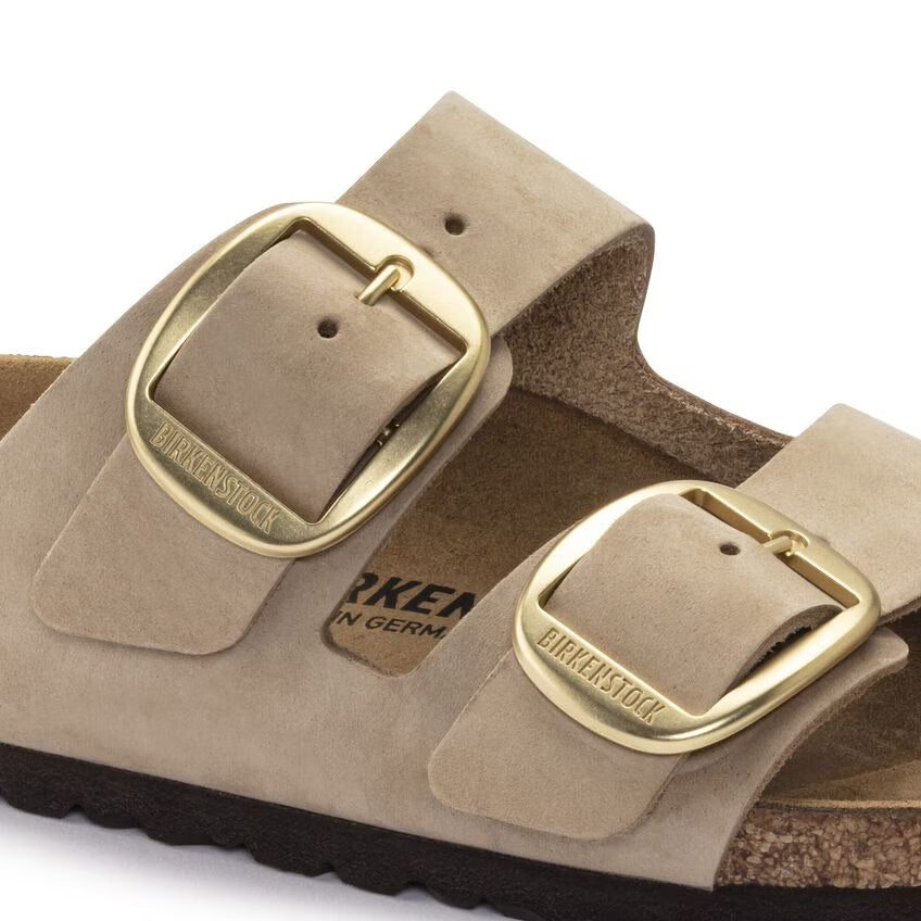 BIRKENSTOCK ARIZONA BIG BUCKLE NUBUCK LEATHER 223 nabuk+beige 1024064