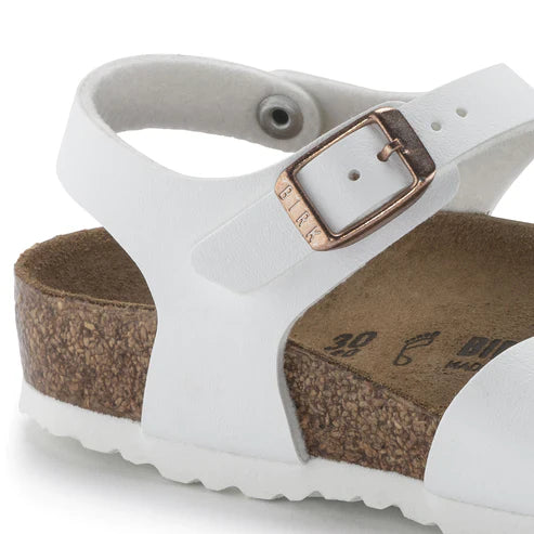 BIRKENSTOCK RIO KIDS BIRKO FLOR 112 pelle+bianco 1024374