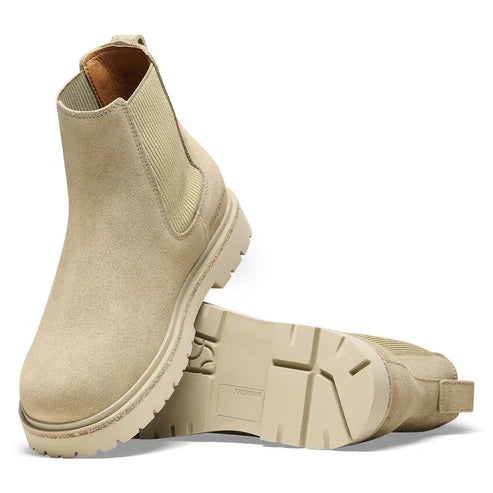 BIRKENSTOCK HIGHWOOD SLIP ON WOMEN LEATHER 333 scam+beige 1025737
