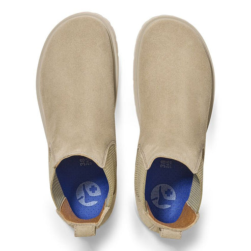 BIRKENSTOCK HIGHWOOD SLIP ON WOMEN LEATHER 333 scam+beige 1025737