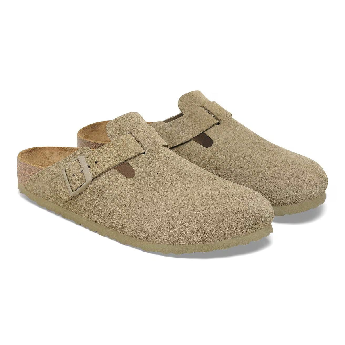 BIRKENSTOCK BOSTON SUEDE 338 scam+verde 1025844