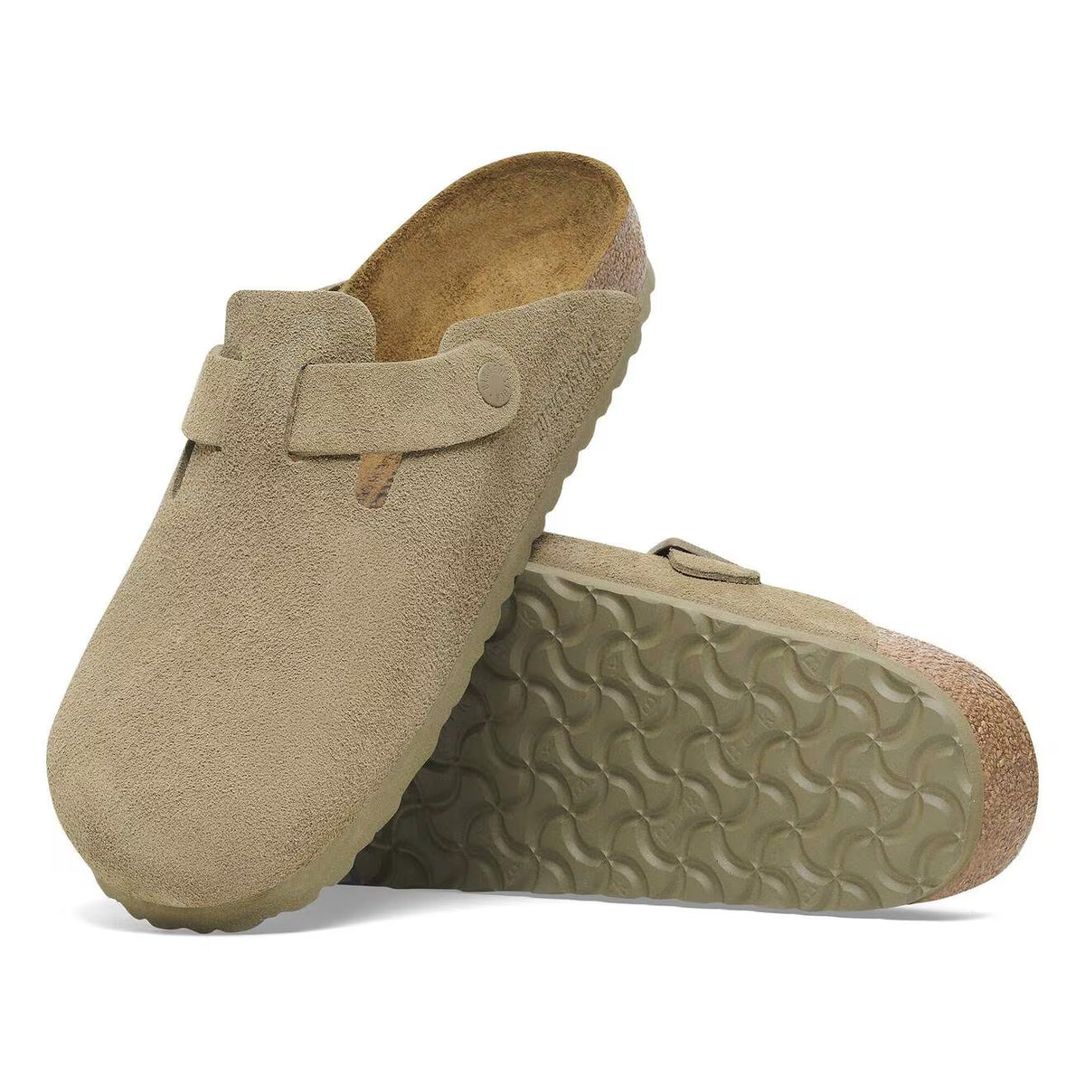 BIRKENSTOCK BOSTON SUEDE 338 scam+verde 1025844