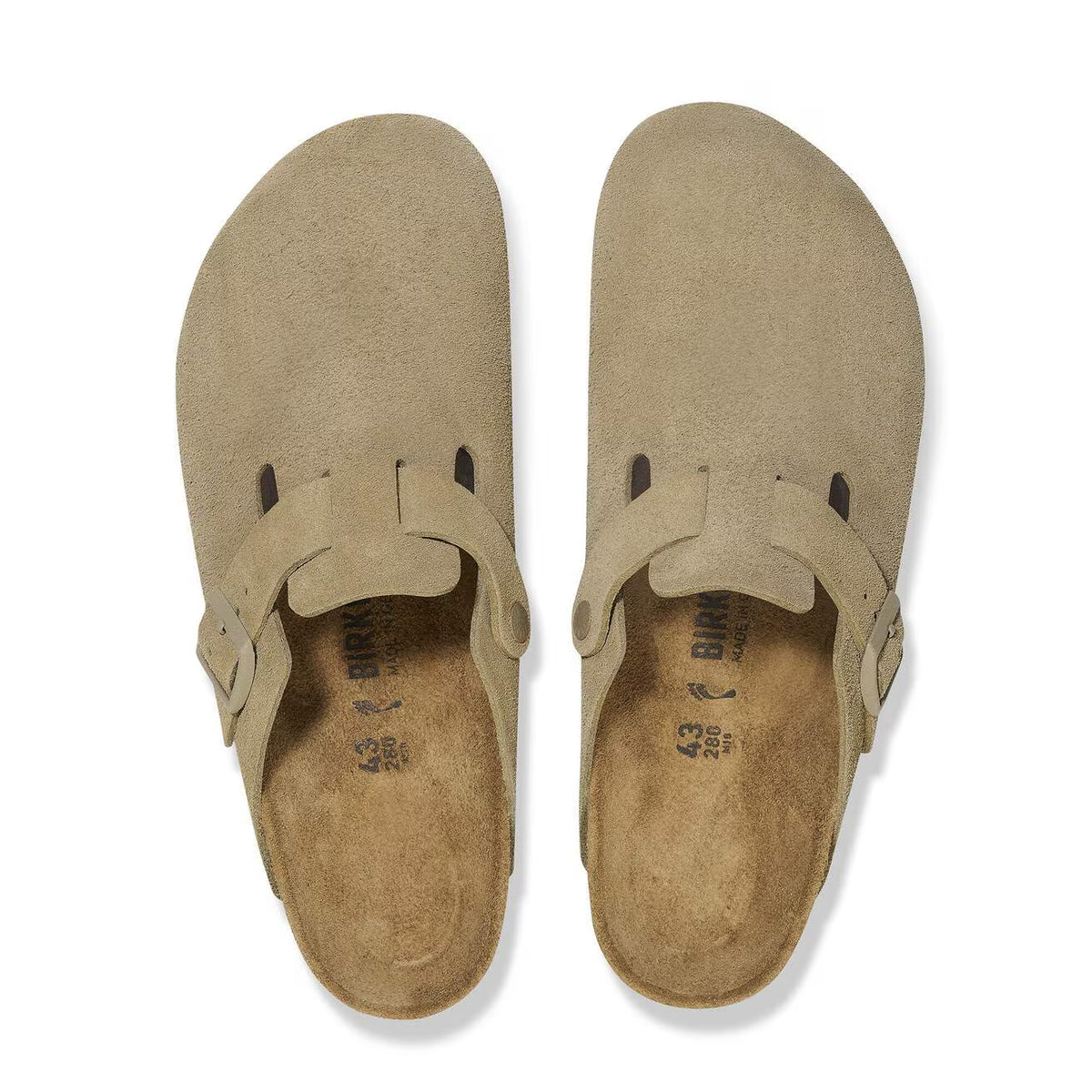 BIRKENSTOCK BOSTON SUEDE 338 scam+verde 1025844