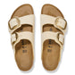 BIRKENSTOCK ARIZONA BIG BUCKLE NUBUCK LEATHER 1026585 ECRU