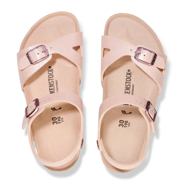 BIRKENSTOCK RIO KIDS BIRKO FLOR 118 pelle+rosa 1027338