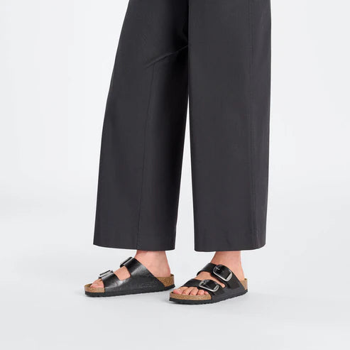 BIRKENSTOCK ARIZONA BIG BUCKLE BIRKO FLOR - BIRKIBUC 111 pelle+nero 1027413