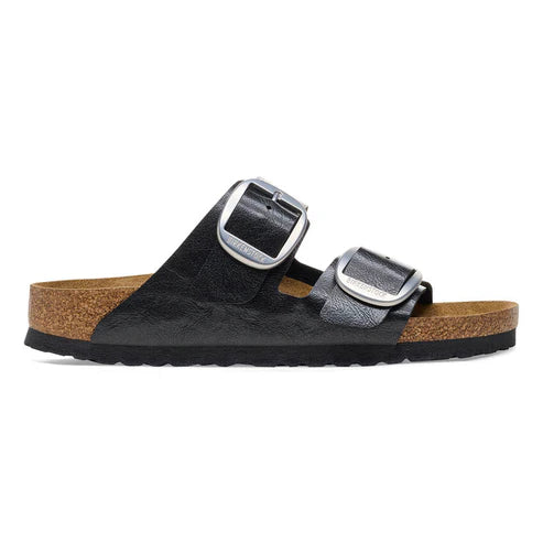 BIRKENSTOCK ARIZONA BIG BUCKLE BIRKO FLOR - BIRKIBUC 111 pelle+nero 1027413