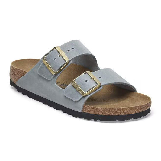 BIRKENSTOCK ARIZONA OILED LEATHER 228 nabuk+grigio 1029253