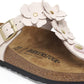 BIRKENSTOCK GIZEH FLOWERS NATURAL LEATHER 118 pelle+rosa 1029287