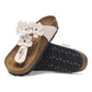 BIRKENSTOCK GIZEH FLOWERS NATURAL LEATHER 118 pelle+rosa 1029287