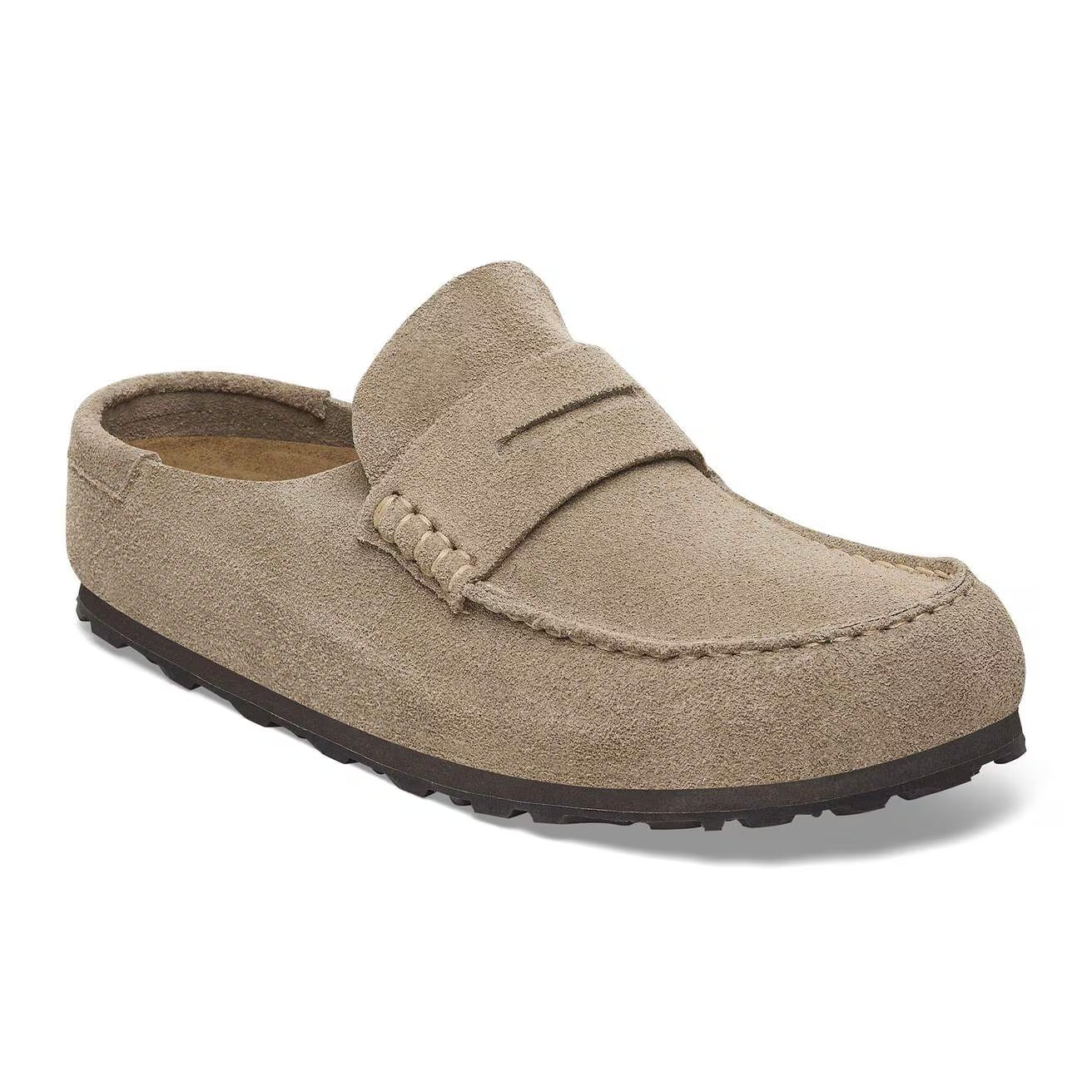 BIRKENSTOCK NAPLES WRAPPED SUEDE LEATHER - OILED LEATHER 333 scam+beige 1029710