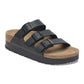 BIRKENSTOCK FLORIDA III PLATFORM BIRKO FLOR - BIRKOBUC 111 pelle+nero 1029737