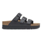 BIRKENSTOCK FLORIDA III PLATFORM BIRKO FLOR - BIRKOBUC 111 pelle+nero 1029737