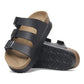 BIRKENSTOCK FLORIDA III PLATFORM BIRKO FLOR - BIRKOBUC 111 pelle+nero 1029737