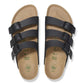 BIRKENSTOCK FLORIDA III PLATFORM BIRKO FLOR - BIRKOBUC 111 pelle+nero 1029737