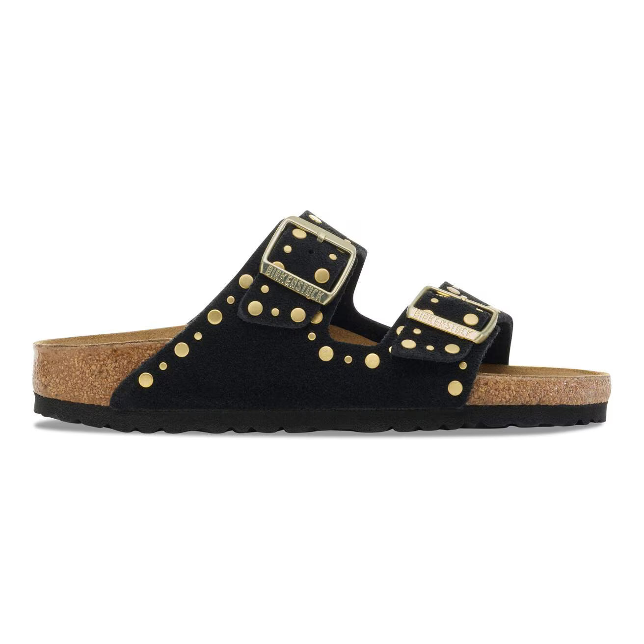 BIRKENSTOCK ARIZONA RIVET SUEDE LEATHER 331 scam+nero 1030348