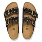 BIRKENSTOCK ARIZONA RIVET SUEDE LEATHER 331 scam+nero 1030348