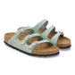 BIRKENSTOCK FLORIDA NUBUCK LEATHER 228 nabuk+verde 1030319