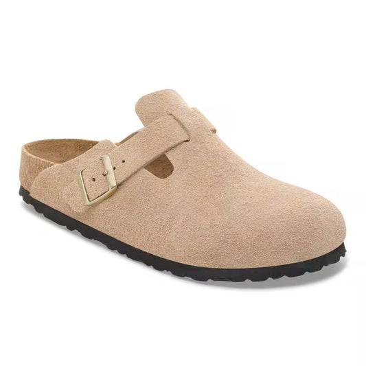BIRKENSTOCK BOSTON SUEDE 333 scam+beige 1030883