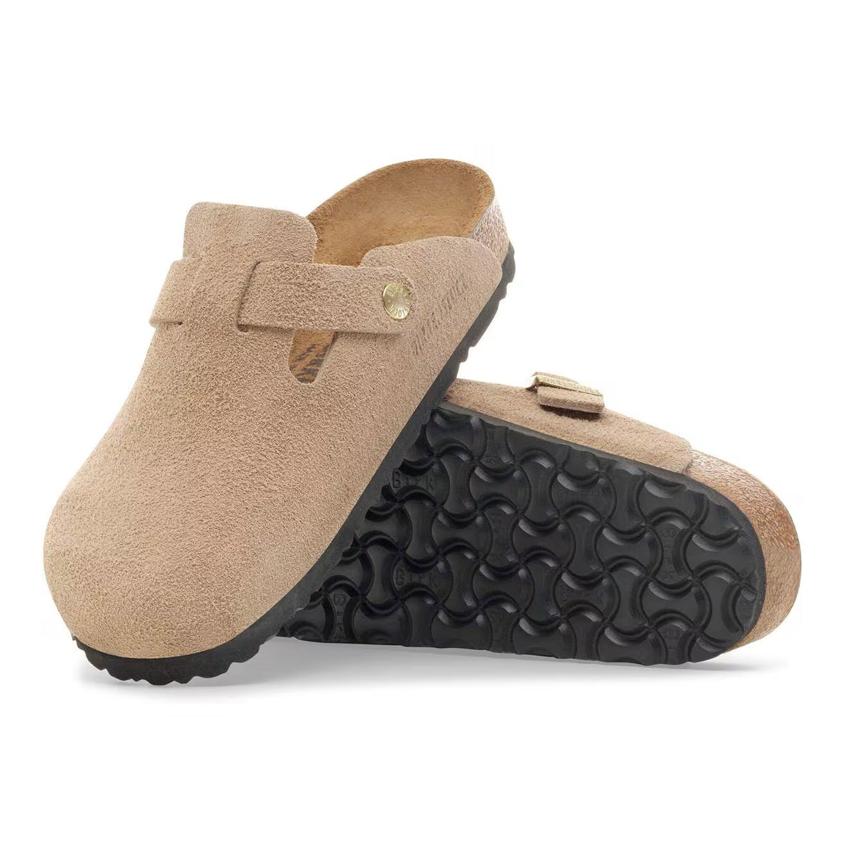 BIRKENSTOCK BOSTON SUEDE 333 scam+beige 1030883