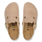 BIRKENSTOCK BOSTON SUEDE 333 scam+beige 1030883