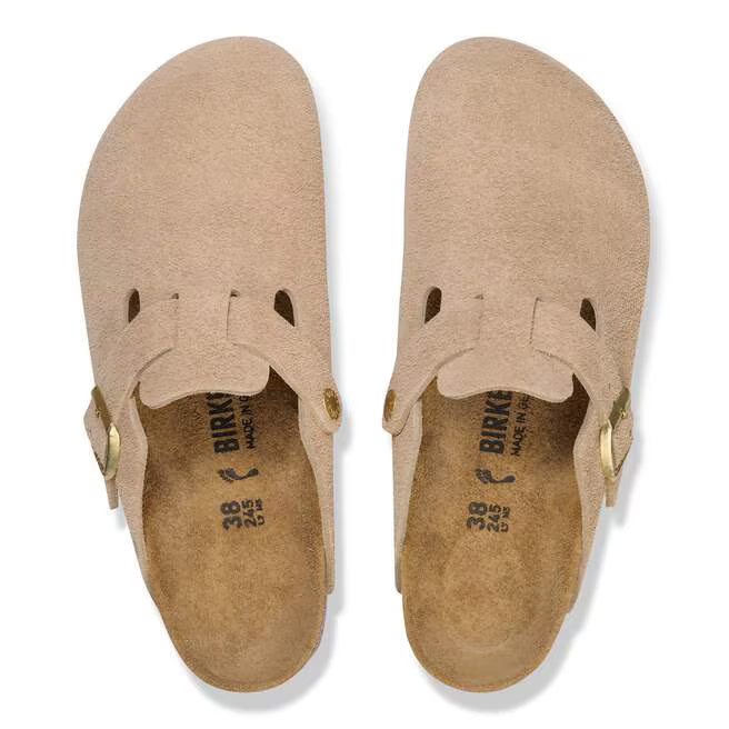 BIRKENSTOCK BOSTON SUEDE 333 scam+beige 1030883