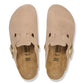 BIRKENSTOCK BOSTON SUEDE 333 scam+beige 1030883