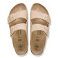 BIRKENSTOCK ARIZONA PLATFORM VEGAN BIRKO FLOR 113 pelle+beige 1031261