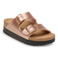 BIRKENSTOCK ARIZONA PLATFORM VEGAN BIRKO FLOR 118 pelle+rame 1031270