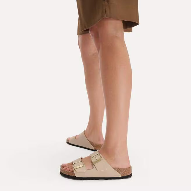 BIRKENSTOCK ARIZONA TRIPLES BIRKO FLOR 113 pelle+beige 1031438