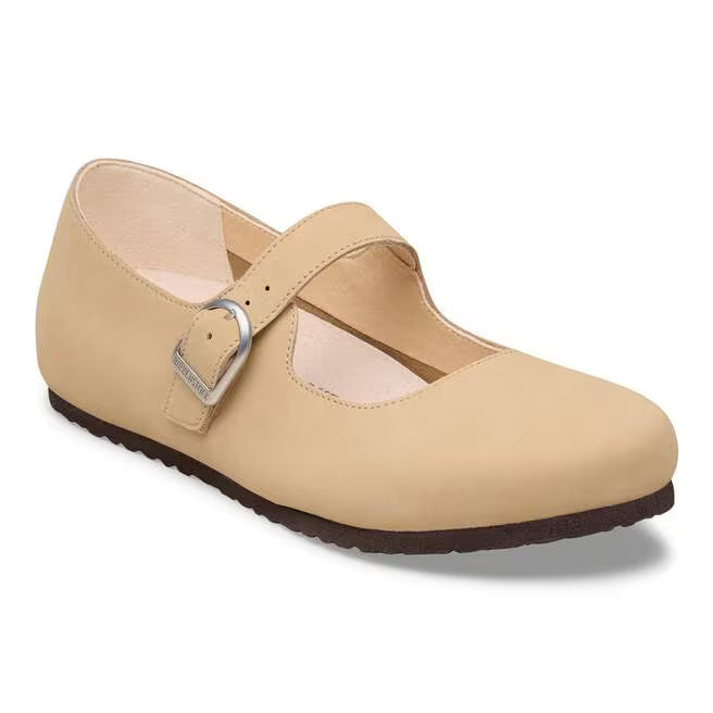 BIRKENSTOCK SANTA CLARITA S NUBUCK - NATURAL LEATHER 223 nabuk+beige 1031613
