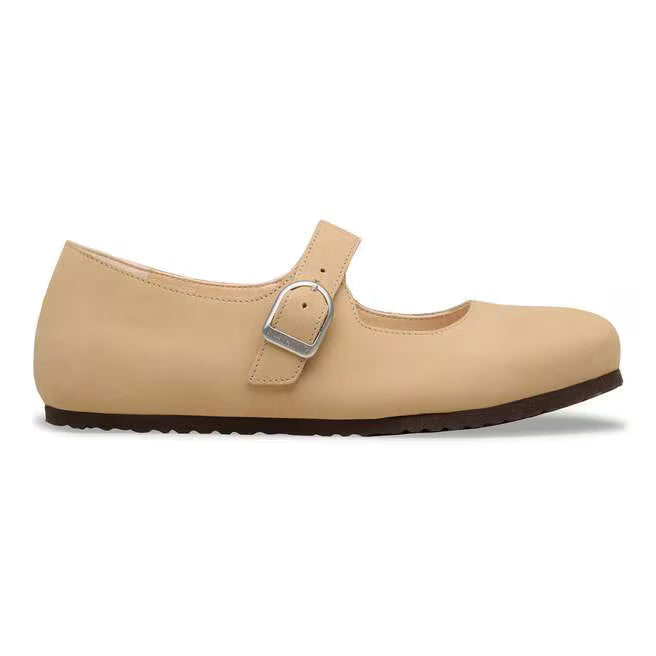 BIRKENSTOCK SANTA CLARITA S NUBUCK - NATURAL LEATHER 223 nabuk+beige 1031613